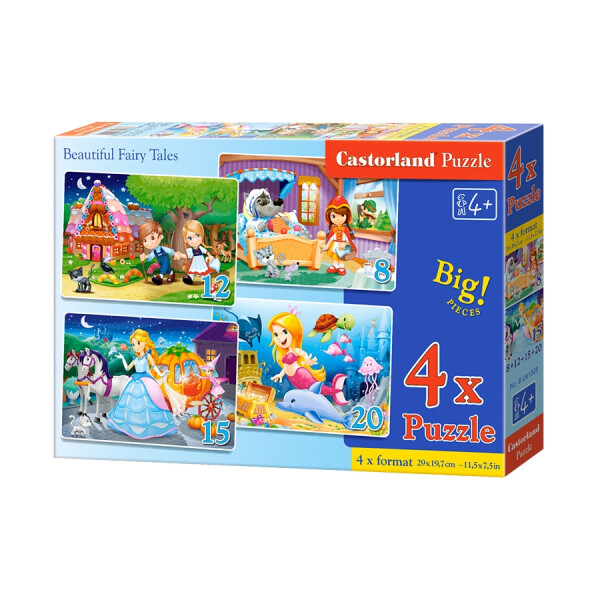 

Пазлы Castorland "Сказочки 4 в 1" В-041008 (38211)