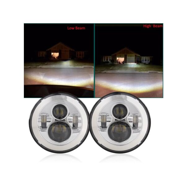 

Led фары дальнего ближнего света 40W 5,8" линза круглые