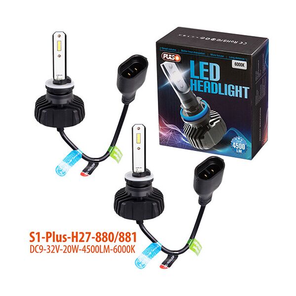 

Автомобильные светодиодные LED лампы Vitol Pulso S1 PLUS H27-880-881 4500Lm 6000K