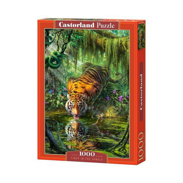 

Пазл Castorland Тигр в джунглях 1000 элементов С-103935 (tsi_44661)
