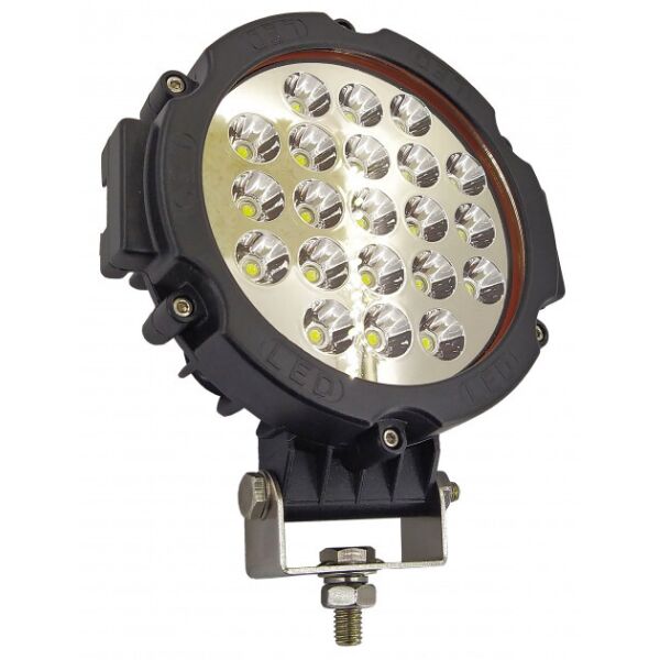 

Дополнительные светодиодные фары LED Лидер 62-63W 63W круглые дальний