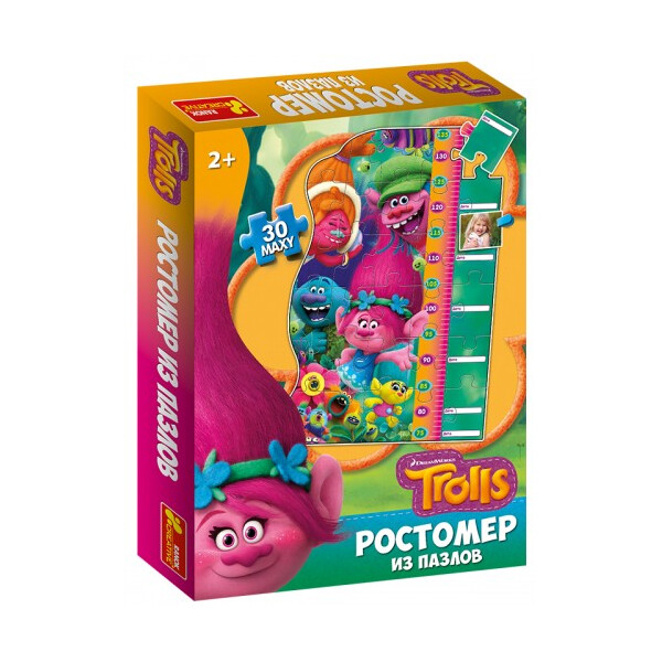 

Ranok-Creative Пазл-ростомер Тролли 30 элементов (06626)