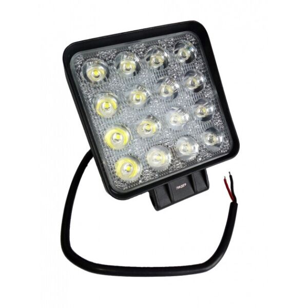 

Дополнительные светодиодные фары LED Лидер 29-48W 48W квадратные ближний 2964