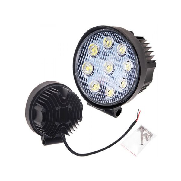 

Дополнительные светодиодные фары LED Лидер 06-27W 27W круглые дальний