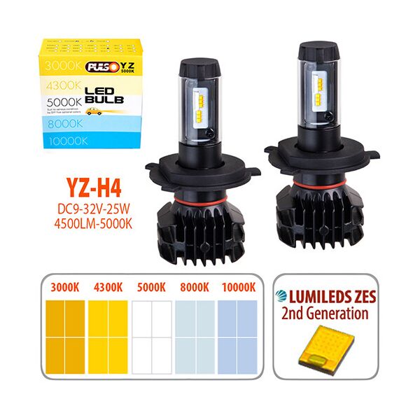 

Автомобильные светодиодные LED лампы Vitol Pulso YZ H4-H/L 4500Lm 3000-1000K