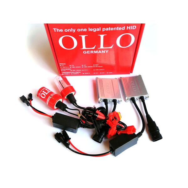

Комплект ксенона Ollo H27 6000K Germany 12V AC