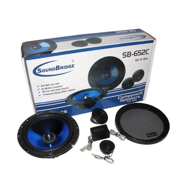 

Колонки в машину 16 см Sound Bridge SB-652C компонентные