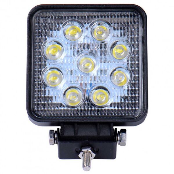 

Дополнительные светодиодные фары LED Лидер 002B-27W 27W плоский квадратные дальний