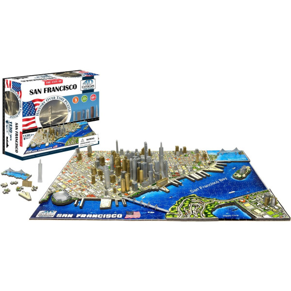 

Пазл 4d Cityscape Сан-Франциско США (1345434)