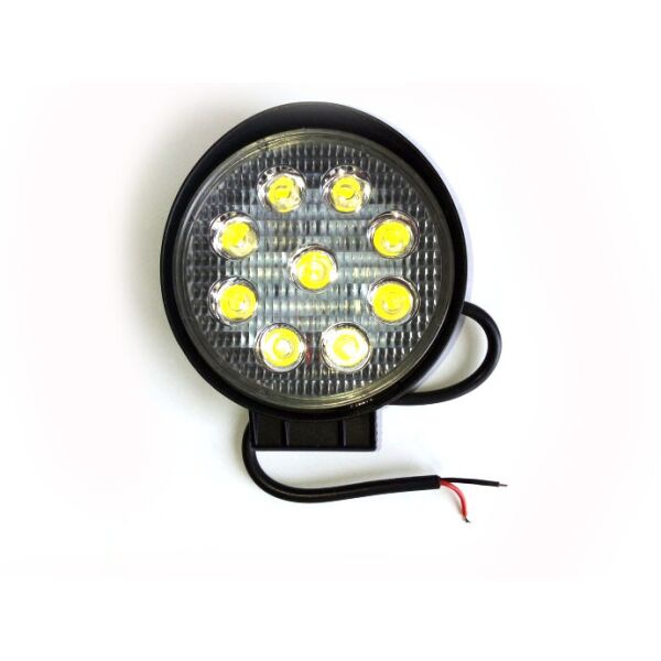 

Дополнительные светодиодные фары LED Лидер 05-27W 27W желтые круглые дальний