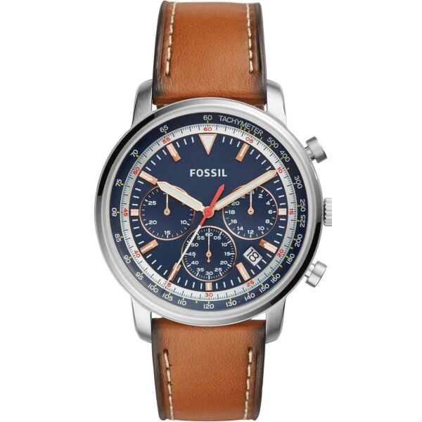 

Часы наручные мужские FOSSIL FS5414 кварцевые, ремешок из кожи, США
