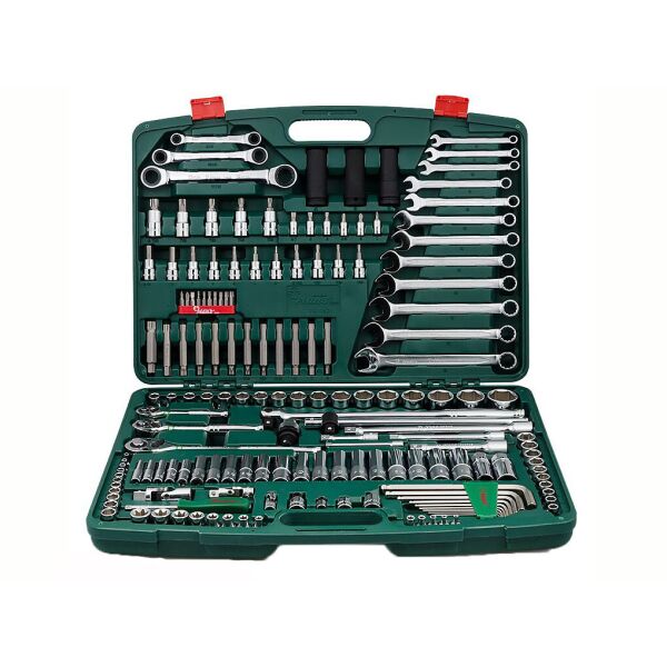 

Набор инструмента 163 предмета 1/4", 3/8",1/2" HANS (ТК-163)