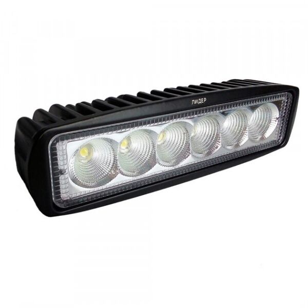 

Дополнительные светодиодные фары LED Лидер 07-18W 18W прямоугольные дальний