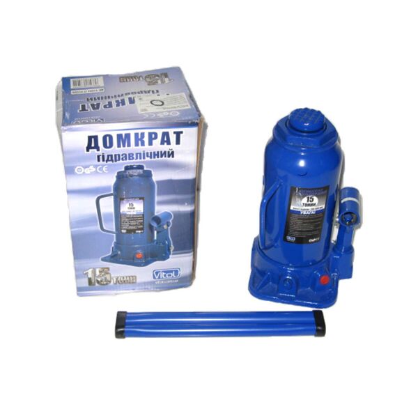 

Домкрат гидравлический Vitol N91504 15 тонн 460мм