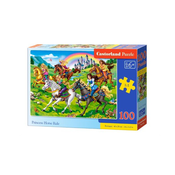 

Пазлы Castorland Принцессы на лошадях 100 элементов (TOY-53061)