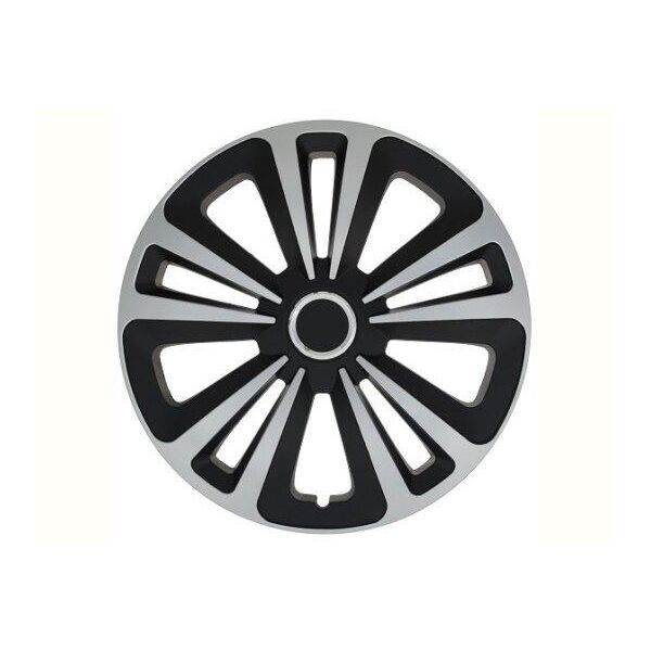 

Авто колпаки для дисков на колеса R16 серые с черным Terra mix