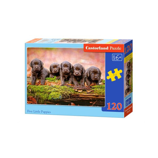 

Пазлы Пятеро щеночков 120 пазлов (TOY-38208)