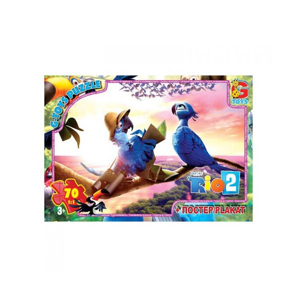 

Пазл Рио 2 70 элементов + плакат (TOY-28604)