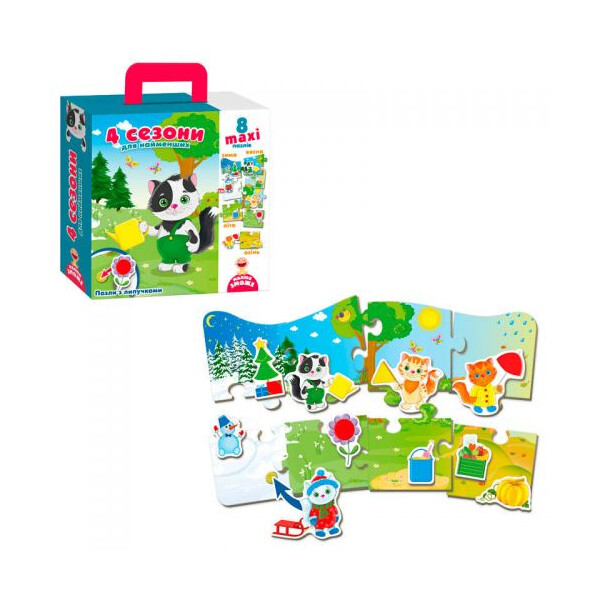 

Пазлы Vladi Toys с липучками 4 сезона укр 38 элементов (TOY-55974)
