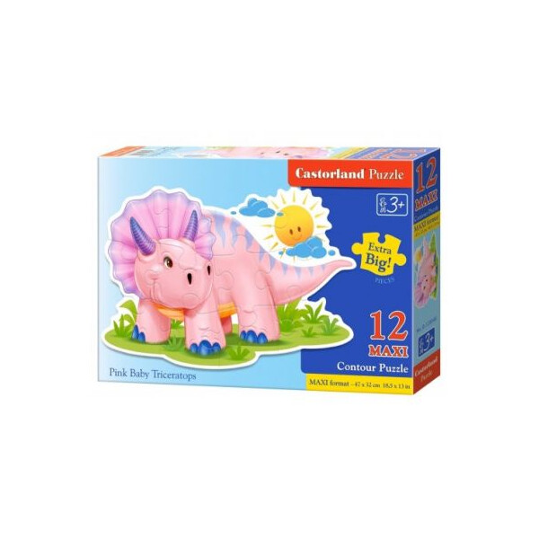 

Пазл Трицератопс maxi 12 элементов (TOY-21533)