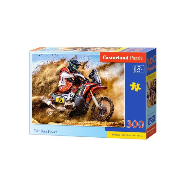 

Пазлы Castorland Гонщик мотоциклист 300 элементов (TOY-54982)