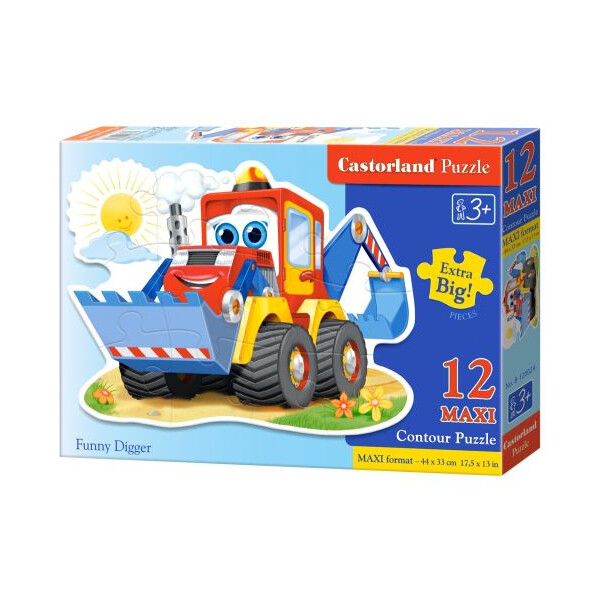 

Пазл Макси Трактор 12 элементов (TOY-21531)