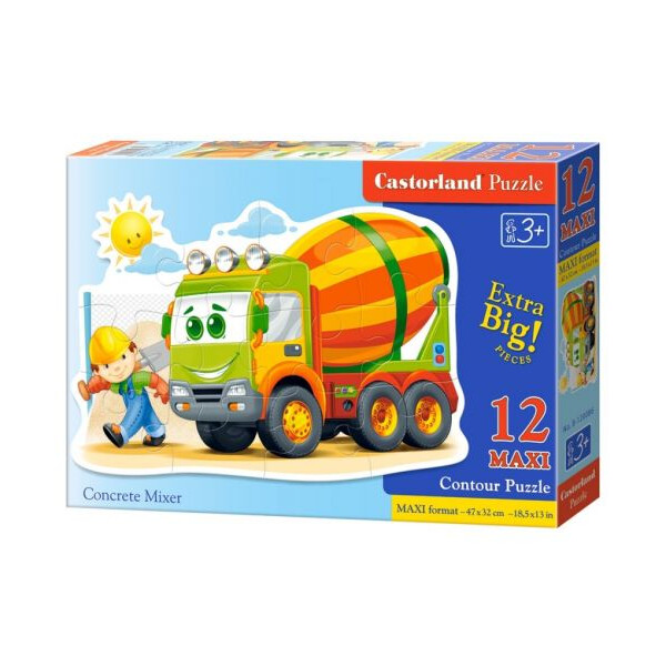 

Пазл Макси Бетономешалка 12 элементов (TOY-24413)