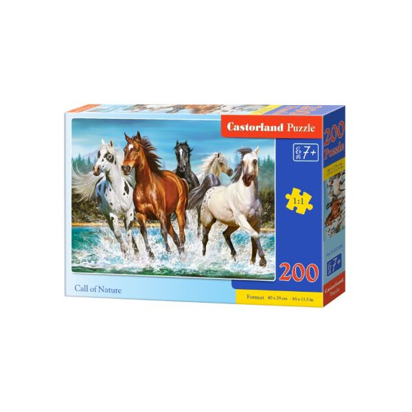 

Пазлы Castorland Лошади 200 элементов (TOY-53066)