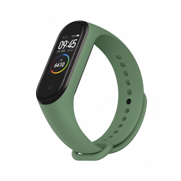 

Ремешок к браслету Mi Band 3 / 4 силиконовый Khaki