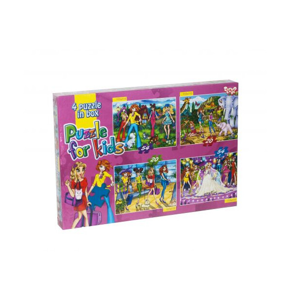 

Пазл Dankotoys 4 в 1 03-06 54/20 элементов (TOY-47752)