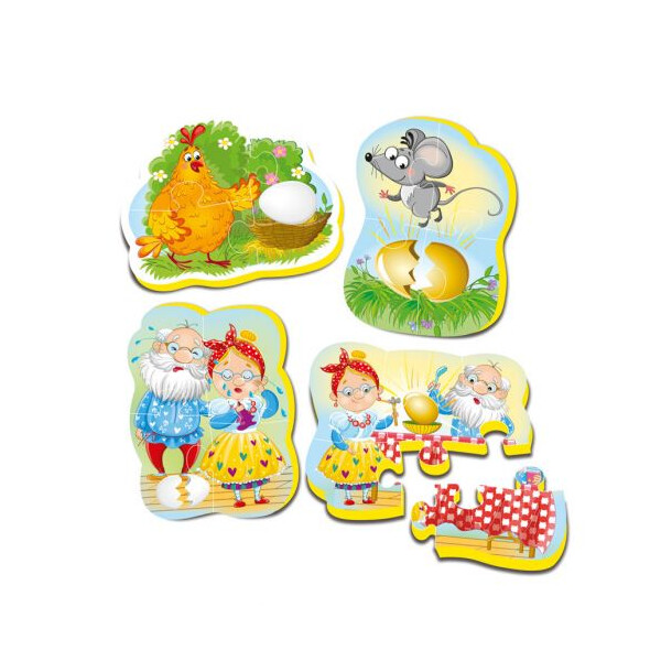 

Беби-пазлы Vladi Toys Курочка ряба 15 элементов (TOY-54252)