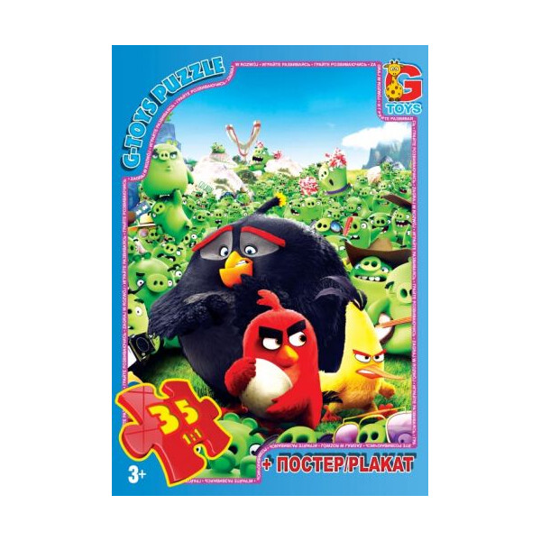 

Пазл Angry Birds 35 элементов + плакат (TOY-30512)