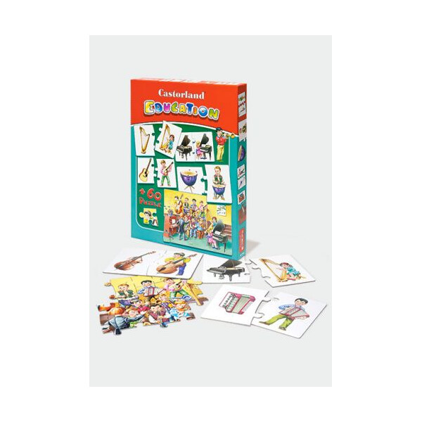 

Пазлы Castorland Education Музыкальные инструменты 60 элементов (TOY-22957)