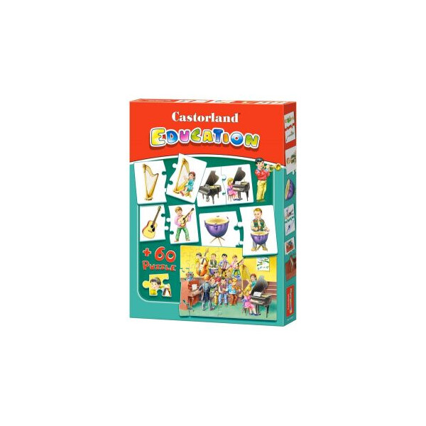 

Пазлы Castorland Education Музыкальные инструменты 60 элементов (TOY-53052)