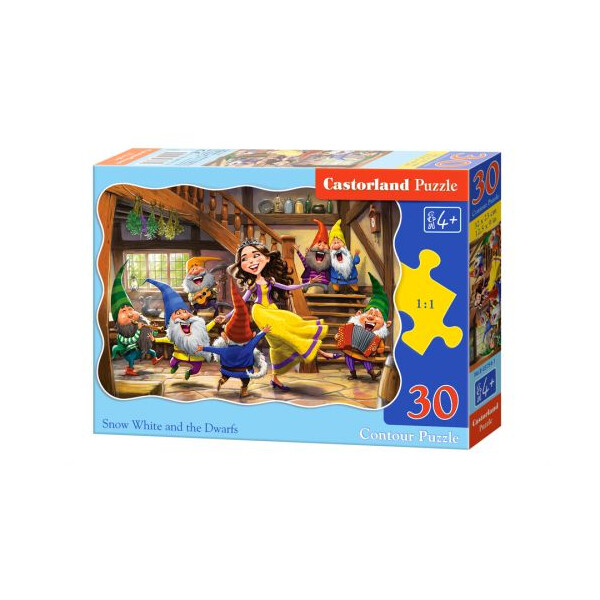 

Пазл Белоснежка и 7 гномов 30 элементов (TOY-53048)