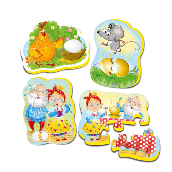 

Беби пазлы Vladi Toys 12 элементов Курочка Ряба (VT1106-61)