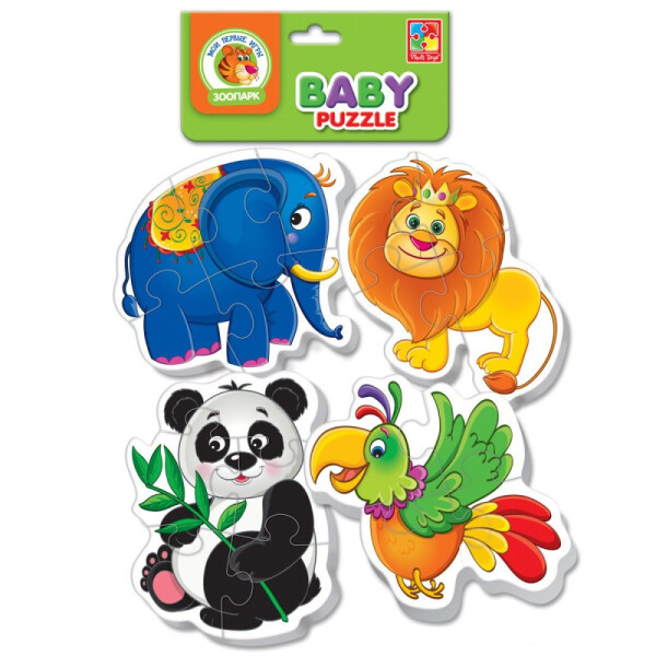 

Беби пазлы Vladi Toys 12 элементов Зоопарк (VT1106-80)