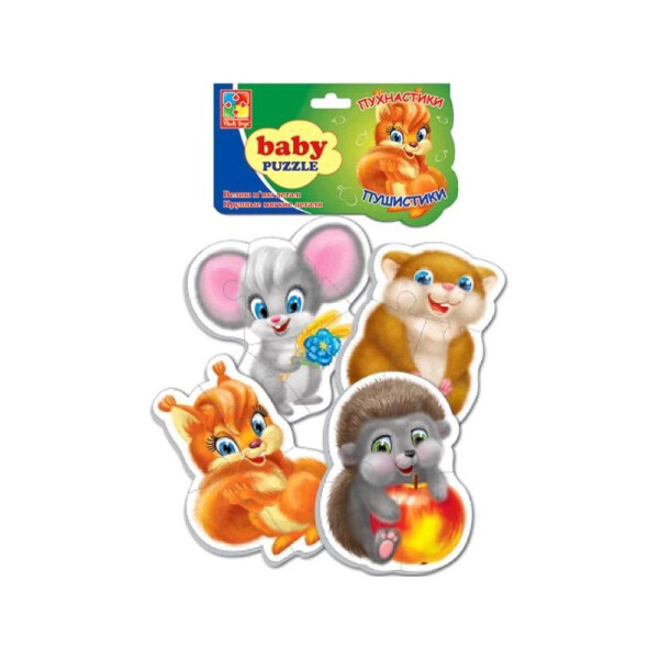 

Беби пазлы Vladi Toys 12 элементов Пушистики (VT1106-75)