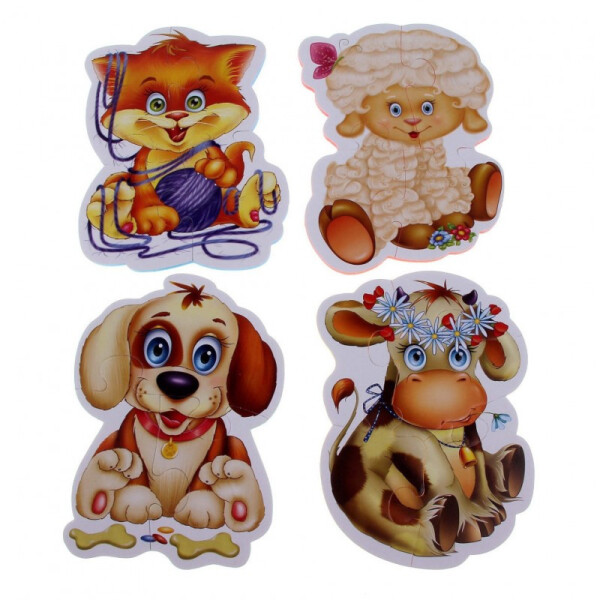 

Беби пазлы Vladi Toys Домашние любимцы (VT1106-81)