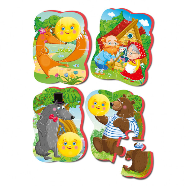 

Беби пазлы Vladi Toys 12 элементов Колобок (VT1106-62)