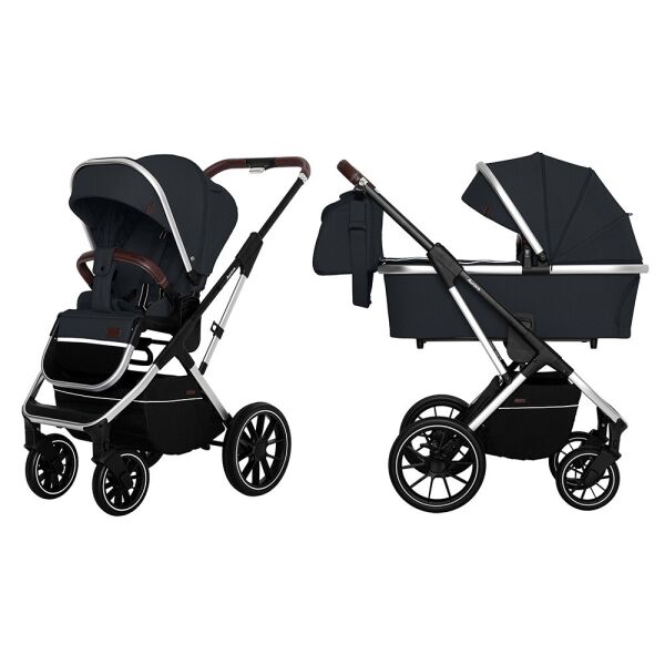 

Коляска универсальная CARRELLO Aurora CRL-6505 (2in1) Space Black +дождевик