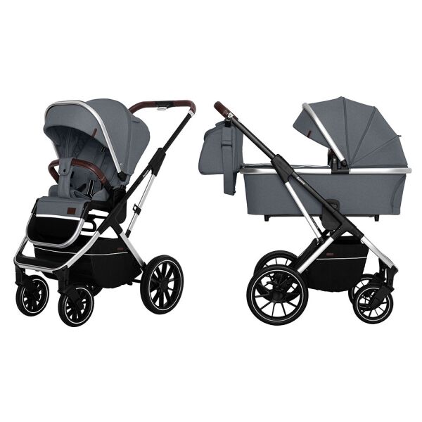 

Коляска универсальная CARRELLO Aurora CRL-6505 (2in1) Iron Grey +дождевик