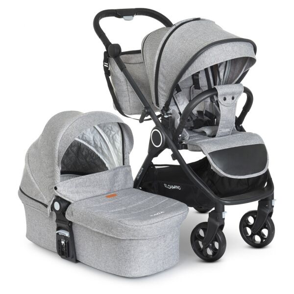 

Коляска универсальная 2в1 ME 1085 SAGA Gray EL CAMINO