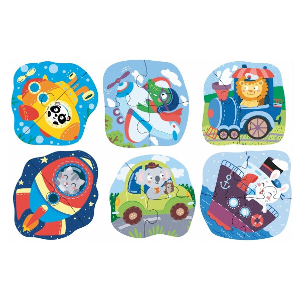 

Пазл DoDo Toys 2-3-4 элемента Транспорт (300154)