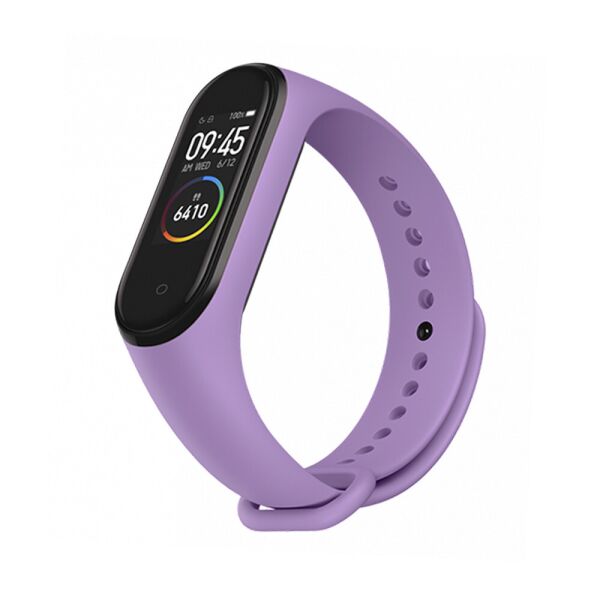 

Ремешок к браслету Mi Band 3 / 4 силиконовый Lilac