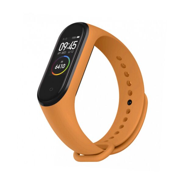 

Ремешок к браслету Mi Band 3 / 4 силиконовый Brown new