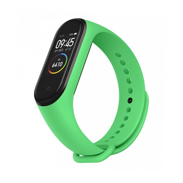 

Ремешок к браслету Mi Band 3 / 4 силиконовый Green tea