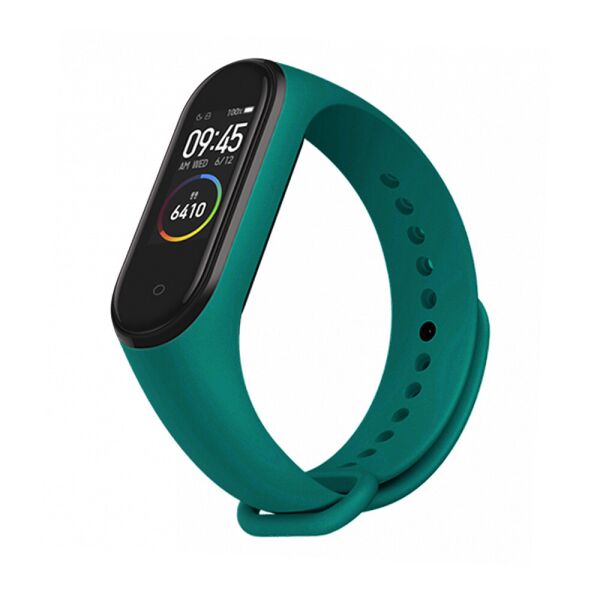 

Ремешок к браслету Mi Band 3 / 4 силиконовый Green