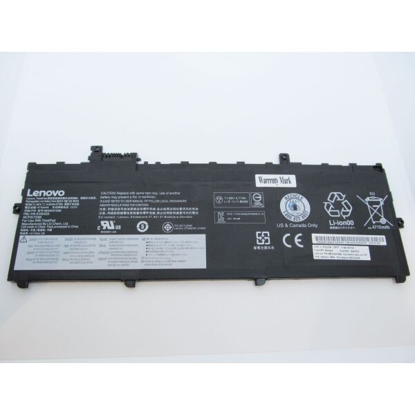 

Батарея для ноутбука Lenovo ThinkPad X1 Carbon (5th Gen) 01AV429, 4920mAh (57Wh), 4cell, 11.58V, Li-ion, ORIG