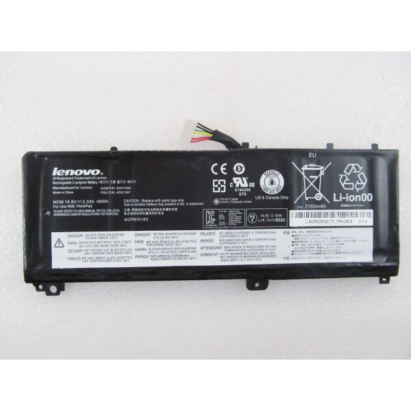 

Батарея для ноутбука Lenovo ThinkPad S420/S430 45N1085, 3200mAh (48Wh), 4cell, 14.8V, Li-Pol, черная, ОРИГИНАЛ